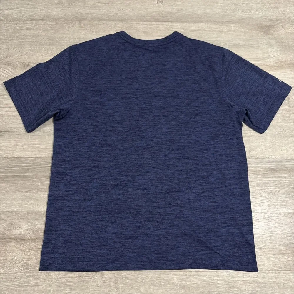 New York Yankees Shirt Majestic Cool Base Men's Blue Large Performance Tee